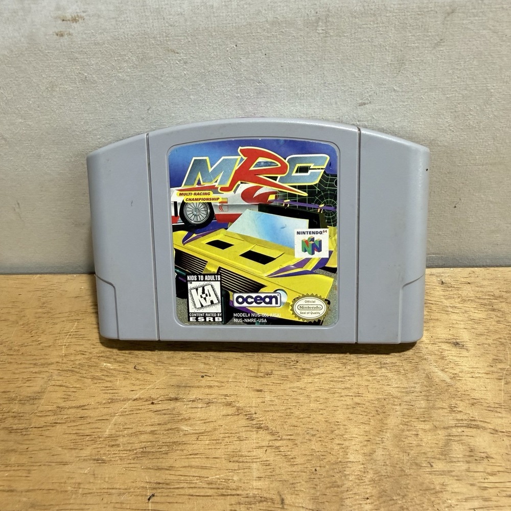 MRC Multi Racing Championship Nintendo 64 N64 1997 Racing Game NUS-NMRE-USA